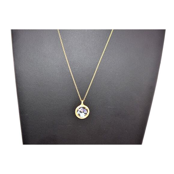 Catherine Weitzman Botanical Necklace Baby's Breath Flower Pendant - Picture 2 of 3